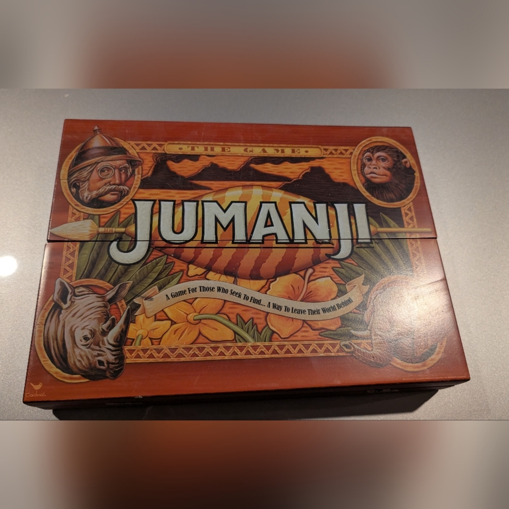 Jumanji Board Game - Classic Orange Adventure